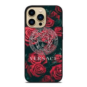 VERSACE RED ROSE iPhone 14 Pro Max Case Cover VERSACE RED ROSE iPhone 14 Pro Max Case Cover