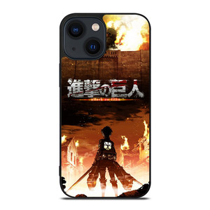 ATTACK ON TITAN COVER ANIME iPhone 14 Plus Case Cover ATTACK ON TITAN COVER ANIME iPhone 14 Plus Case Cover
