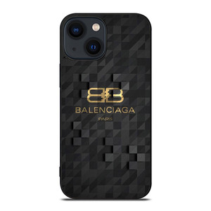 BALENCIAGA PARIS LOGO BLACK GOLD iPhone 14 Plus Case Cover BALENCIAGA PARIS LOGO BLACK GOLD iPhone 14 Plus Case Cover