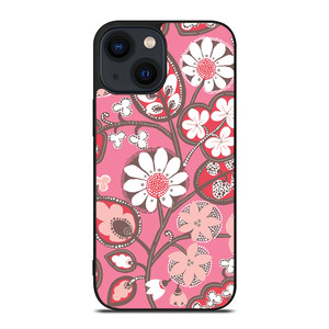 BLUSH PINK VERA BRADLEY PRINT iPhone 14 Plus Case Cover