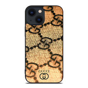 BROWN GUCCI LOGO PATTERN ART iPhone 14 Plus Case Cover BROWN GUCCI LOGO PATTERN ART iPhone 14 Plus Case Cover
