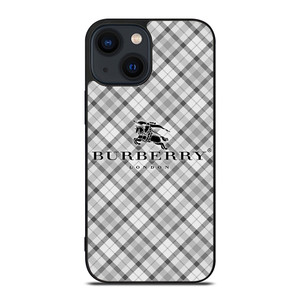 BURBERRY ICON GRAY PATTERN iPhone 14 Plus Case Cover BURBERRY ICON GRAY PATTERN iPhone 14 Plus Case Cover