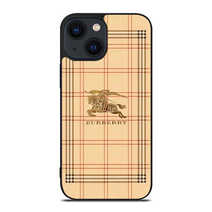 BURBERRY LOGO PATTERN ICON iPhone 14 Plus Case Cover BURBERRY LOGO PATTERN ICON iPhone 14 Plus Case Cover