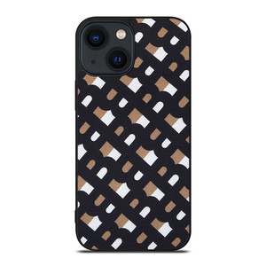 BURBERRY LONDON LOGO FABRIC PATTERN iPhone 14 Plus Case Cover