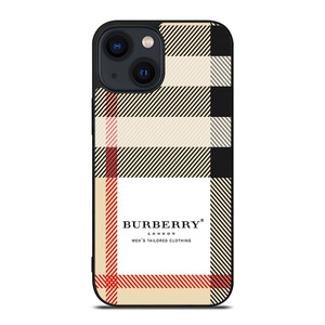 BURBERRY LONDON PATTERN LOGO iPhone 14 Plus Case Cover BURBERRY LONDON PATTERN LOGO iPhone 14 Plus Case Cover