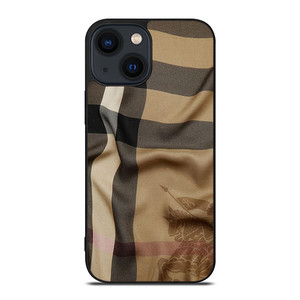 BURBERRY LONDON PATTERN SCARF FABRIC iPhone 14 Plus Case Cover