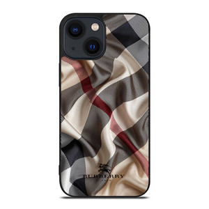 BURBERRY PATTERN SCARF FABRIC iPhone 14 Plus Case Cover BURBERRY PATTERN SCARF FABRIC iPhone 14 Plus Case Cover
