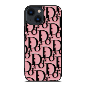 CHRISTIAN DIOR LOGO BLACK PINK iPhone 14 Plus Case Cover CHRISTIAN DIOR LOGO BLACK PINK iPhone 14 Plus Case Cover