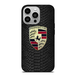 PORSCHE SNAKE SKIN LOGO  iPhone 14 Pro Case Cover