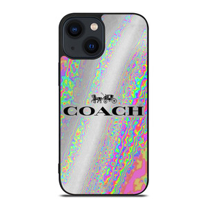COACH NEW YORK COLORFUL LIQUID iPhone 14 Plus Case Cover COACH NEW YORK COLORFUL LIQUID iPhone 14 Plus Case Cover