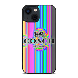 COACH NEW YORK LOGO COLORFUL iPhone 14 Plus Case Cover COACH NEW YORK LOGO COLORFUL iPhone 14 Plus Case Cover