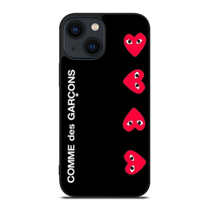 COMME DES GARCONS VERTICAL LOGO iPhone 14 Plus Case Cover COMME DES GARCONS VERTICAL LOGO iPhone 14 Plus Case Cover