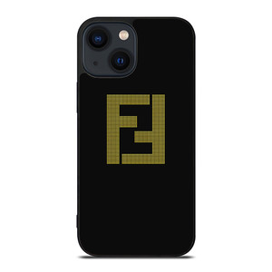 FENDI GOLDEN EMBLEM iPhone 14 Plus Case Cover FENDI GOLDEN EMBLEM iPhone 14 Plus Case Cover