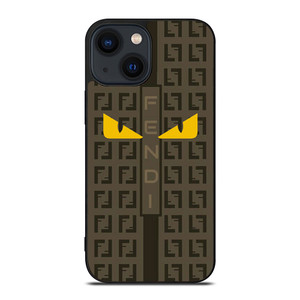 FENDI PARIS EYES PATTERN iPhone 14 Plus Case Cover FENDI PARIS EYES PATTERN iPhone 14 Plus Case Cover