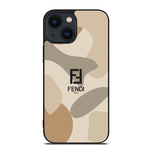 FENDI ROMA CAMO LOGO iPhone 14 Plus Case Cover FENDI ROMA CAMO LOGO iPhone 14 Plus Case Cover