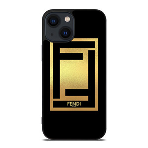 FENDI ROMA LOGO GOLD iPhone 14 Plus Case Cover FENDI ROMA LOGO GOLD iPhone 14 Plus Case Cover