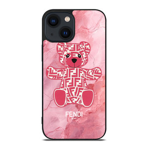 FENDI ROMA LOGO PINK BEAR iPhone 14 Plus Case Cover FENDI ROMA LOGO PINK BEAR iPhone 14 Plus Case Cover