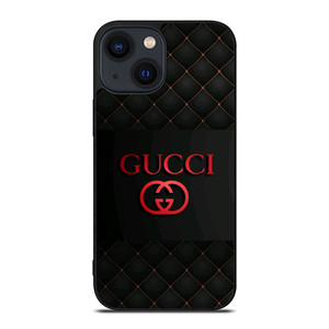 GUCCI BLACK PATTERN iPhone 14 Plus Case Cover