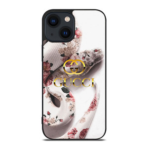 GUCCI FLOWER SNAKE iPhone 14 Plus Case Cover GUCCI FLOWER SNAKE iPhone 14 Plus Case Cover