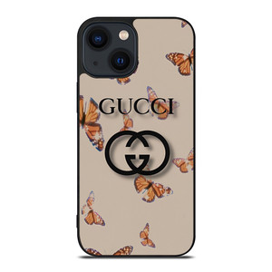 GUCCI LOGO BUTTERFLIES iPhone 14 Plus Case Cover GUCCI LOGO BUTTERFLIES iPhone 14 Plus Case Cover