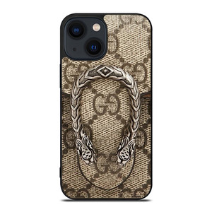 GUCCI LOGO ICON BROWN BAG iPhone 14 Plus Case Cover GUCCI LOGO ICON BROWN BAG iPhone 14 Plus Case Cover