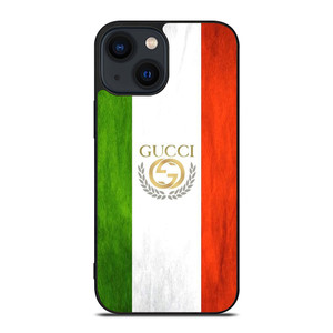GUCCI LOGO ITALY FLAG iPhone 14 Plus Case Cover GUCCI LOGO ITALY FLAG iPhone 14 Plus Case Cover