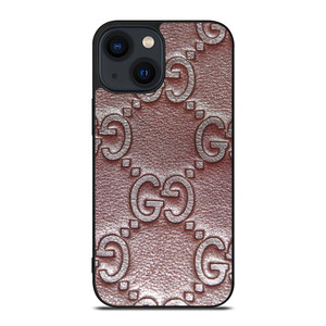 GUCCI LOGO LEATHER ICON iPhone 14 Plus Case Cover