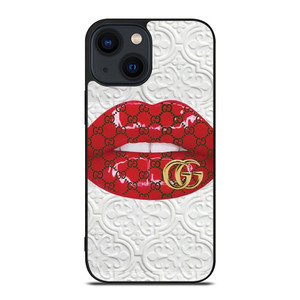GUCCI LOGO LIPS ICON iPhone 14 Plus Case Cover