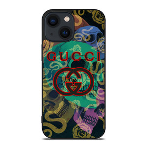 GUCCI LOGO SNAKE SKULLS ICON iPhone 14 Plus Case Cover