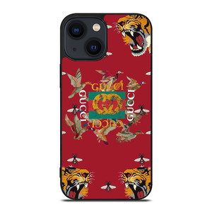 GUCCI LOGO TIGER BEE ICON iPhone 14 Plus Case Cover GUCCI LOGO TIGER BEE ICON iPhone 14 Plus Case Cover