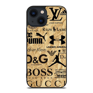 GUCCI NIKE VERSACE LOUIS VUITTON LV DIOR GOLDEN LOGO iPhone 14 Plus Case Cover
