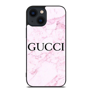 GUCCI PINK MARBLE iPhone 14 Plus Case Cover