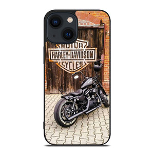 HARLEY DAVIDSON BLACK MOTORCYCLE iPhone 14 Plus Case Cover