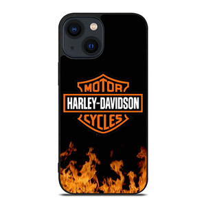 HARLEY DAVIDSON FIRE LOGO 2 iPhone 14 Plus Case Cover HARLEY DAVIDSON FIRE LOGO 2 iPhone 14 Plus Case Cover