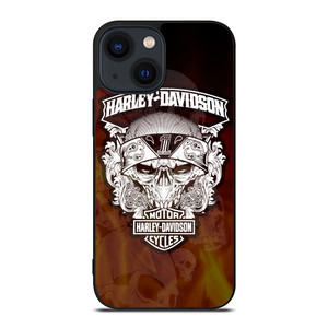 HARLEY DAVIDSON FLAME LOGO iPhone 14 Plus Case Cover HARLEY DAVIDSON FLAME LOGO iPhone 14 Plus Case Cover