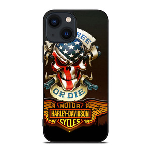 HARLEY DAVIDSON LIVE FREE OR DIE CF iPhone 14 Plus Case Cover