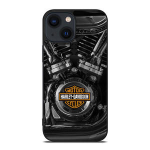 HARLEY DAVIDSON LOGO MOTORCYCLES ENGINE iPhone 14 Plus Case Cover