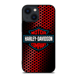 HARLEY DAVIDSON LOGO RED iPhone 14 Plus Case Cover