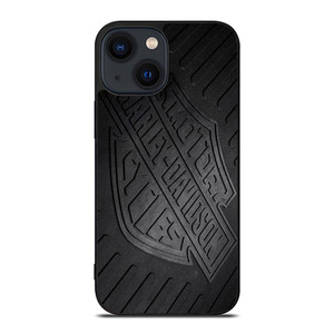 HARLEY DAVIDSON METAL LOGO 2 iPhone 14 Plus Case Cover HARLEY DAVIDSON METAL LOGO 2 iPhone 14 Plus Case Cover