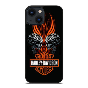 HARLEY DAVIDSON MOTORCYCLE METAL SKULL iPhone 14 Plus Case Cover