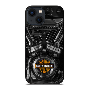 HARLEY DAVIDSON MOTORCYCLES LOGO ENGINE iPhone 14 Plus Case Cover