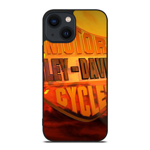 HARLEY DAVIDSON ORANGE LOGO iPhone 14 Plus Case Cover HARLEY DAVIDSON ORANGE LOGO iPhone 14 Plus Case Cover