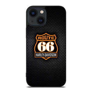 HARLEY DAVIDSON ROUTE 66 LOGO BADGE iPhone 14 Plus Case Cover