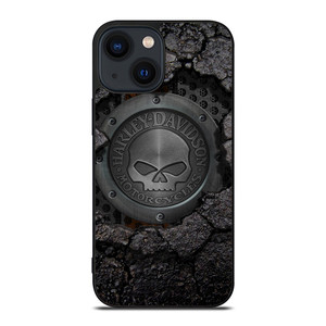 HARLEY DAVIDSON SKULL LOGO iPhone 14 Plus Case Cover HARLEY DAVIDSON SKULL LOGO iPhone 14 Plus Case Cover