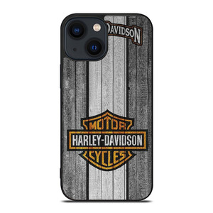 HARLEY DAVIDSON WOODEN LOGO iPhone 14 Plus Case Cover HARLEY DAVIDSON WOODEN LOGO iPhone 14 Plus Case Cover