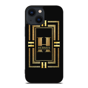 HERMES PARIS LOGO LUXURY GOLDEN ICON iPhone 14 Plus Case Cover HERMES PARIS LOGO LUXURY GOLDEN ICON iPhone 14 Plus Case Cover
