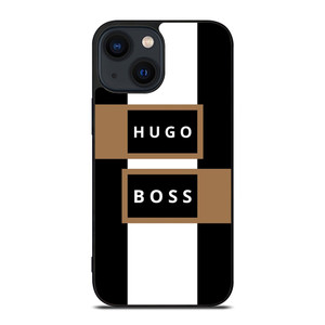 HUGO BOSS LOGO GOLD iPhone 14 Plus Case Cover