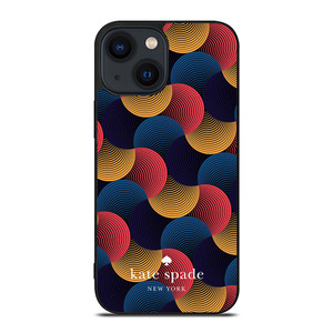 KATE SPADE NEW YORK CIRCULAR COLORFUL PATTERN iPhone 14 Plus Case Cover KATE SPADE NEW YORK CIRCULAR COLORFUL PATTERN iPhone 14 Plus Case Cover