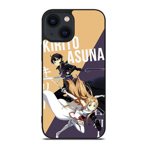 KIRITO AND ASUNA SWORD ART ONLINE iPhone 14 Plus Case Cover