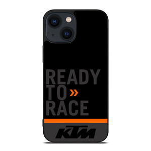 KTM READY TO RACE BLACK iPhone 14 Plus Case Cover